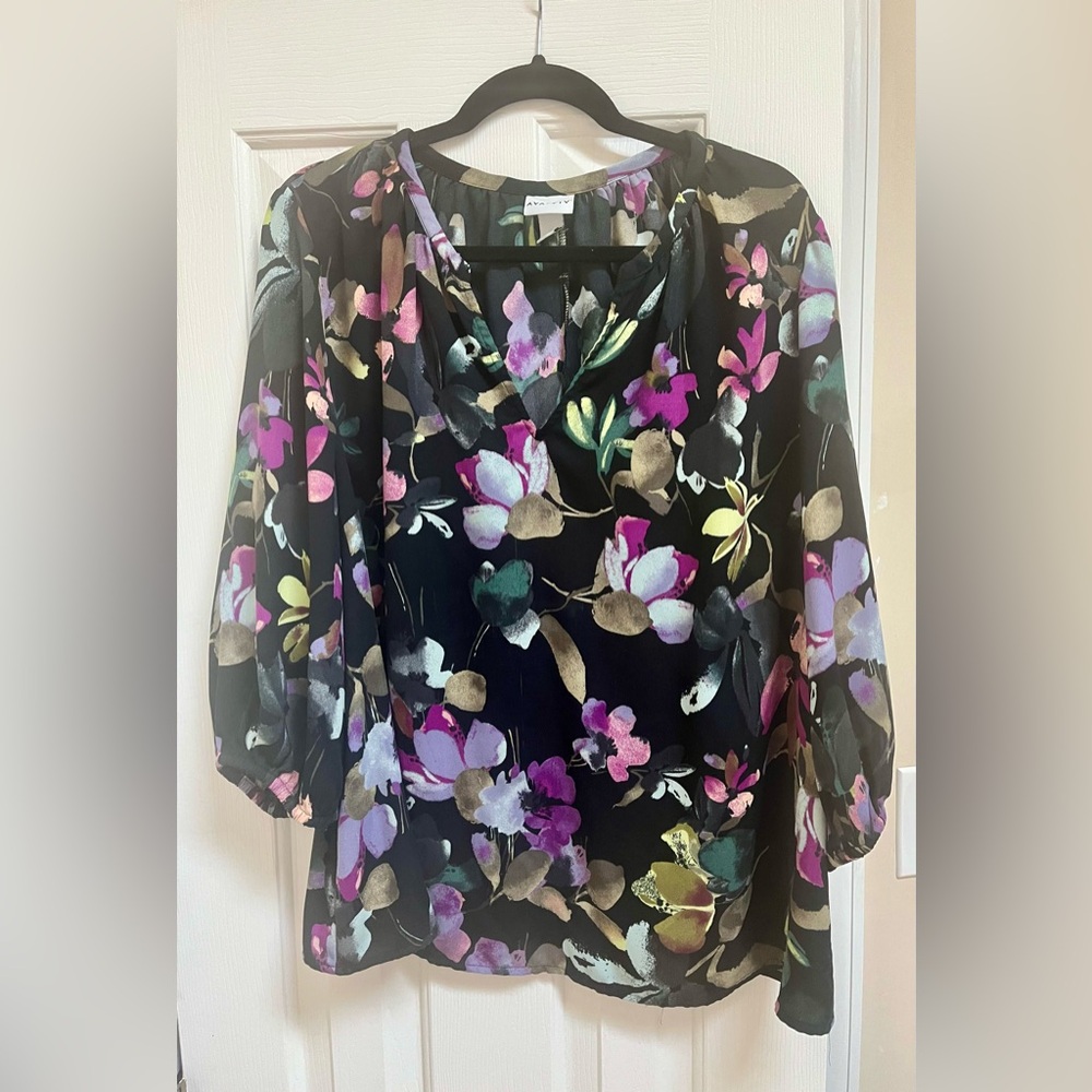 Ava & Viv floral blouse